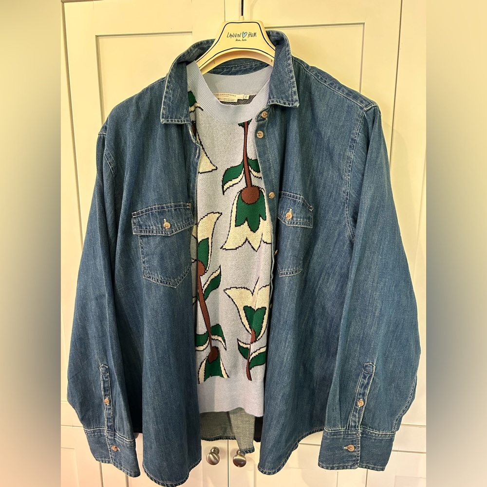 Price drop! NWT J. Crew Garçon Denim Shirt in mid blue wash